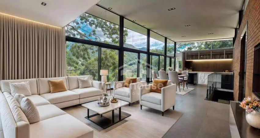 Casa de alto padrão à venda no parque imbui com 5 suítes, lazer completo e segurança 24h. luxo, sofisticação e exclusividade integrados à natureza.