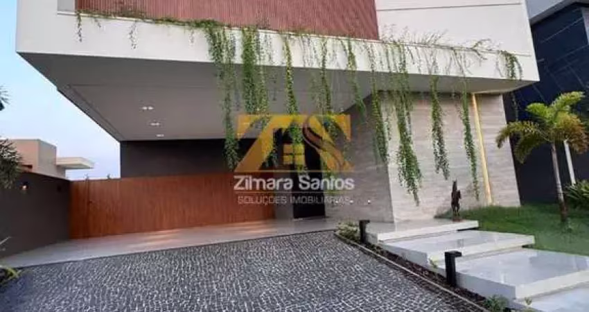 Sobrado alto padrão, com 4 suítes, 335 m² - 209 sul (arso 24) - condomínio alphaville 2-quadra nobre de palmas/to
