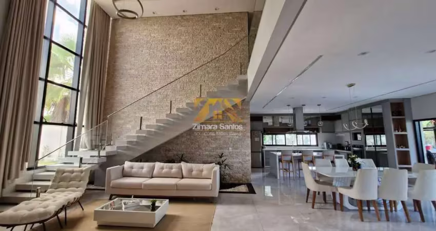 Sobrado alto padrão, com 4 suítes, 427 m² - condomínio caribe residence - palmas/to