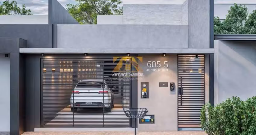 Casa 3/4 com 2 suítes - 124 m² na 605 sul (arso 62) - próxima à clínica provida - palmas/to