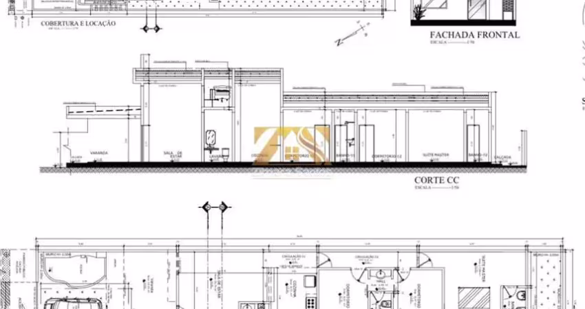 Casa 3/4, sendo 1 suíte, 103,5 m² - 505 sul (arne 64), palmas/to