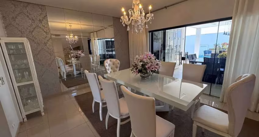 Sobrado alto padrão 4/4, com 3 suítes, 379 m² -205 norte (arno 22) - condomínio privillege -próximo ao shopping capim dourado-palmas -to