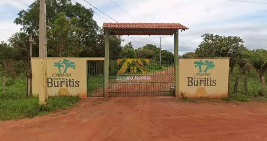 Chácara com 1.000 m² - condomínio recanto dos buritis - porto nacional/to