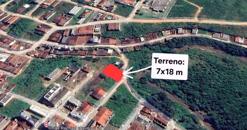 Vendo Terreno 7x18 Próximo ao Fórum Municipal - Pombos PE