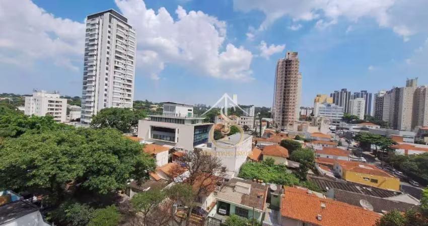 Apartamento com 2 dormitórios para alugar, 55 m² por r$ 4.600,00/mês - caxingui - são paulo/sp