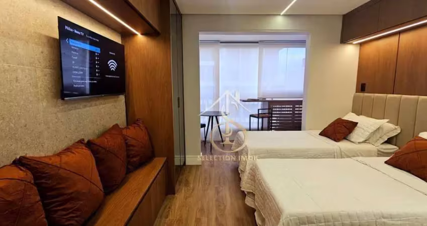 Apartamento com 1 dormitório para alugar, 25 m² por r$ 4.486/mês - campo belo - são paulo/sp acesso aos principais pontos da zona sul de são paulo: