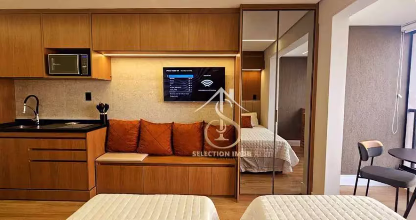 Apartamento com 1 dormitório para alugar, 25 m² por r$ 4.486/mês - campo belo - são paulo/sp acesso aos principais pontos da zona sul de são paulo: