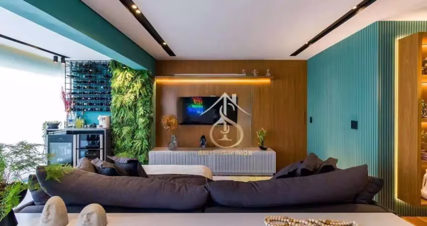 Apartamento com 2 dormitórios à venda, 87 m² por r$ 1.100.000 - portal do morumbi - são paulo/sp está totalmente mobiliado