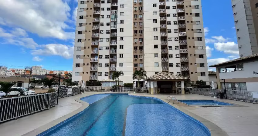 Residencial salvador norte dois quartos com suíte e varanda