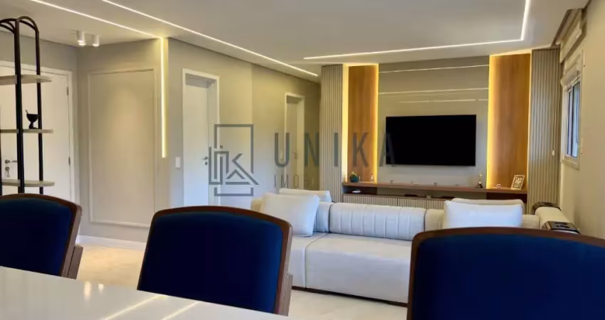 Apartamento de luxo à venda no Swiss Park, Campinas-SP: 3 quartos, 3 suítes, 3 salas, 4 banheiros, 2 vagas de garagem, 130m².