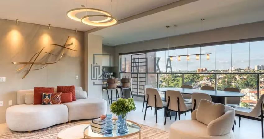 Imóvel de luxo no Cambuí: Apartamento com 3 quartos, 3 suítes, 5 banheiros, 3 vagas de garagem e 157m² em Campinas-SP.