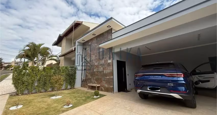 Casa de luxo em condomínio: 3 quartos, 1 suíte, 2 salas, 3 banheiros, 4 vagas, piscina - paulínia-sp, joão aranha - 170m².