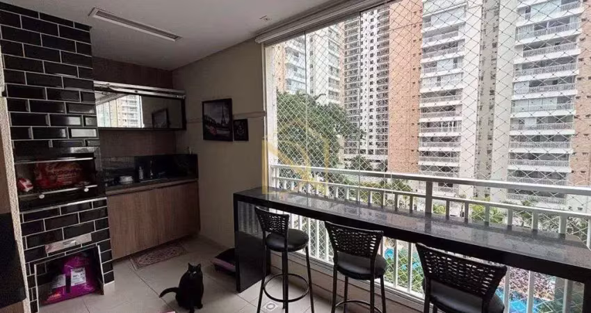 Apartamento 3 dormitórios 95m² - ed. hollywood - jardim aquarius