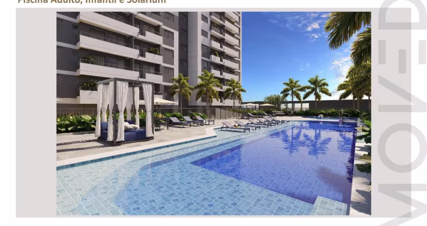 Apartamentos de 2 e 3 dorms., a partir de R$ 8.900 o m², com lazer completo e localizado em frente à sede do Bradesco na Cidade de Deus