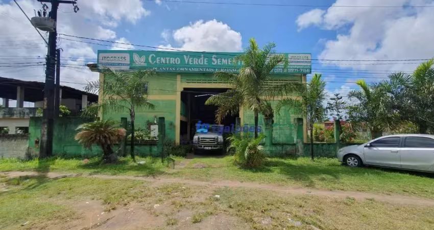 Galpão tipo loja com 350 m² mais área livre às margens da rodovia br 101 em igarassu - pe