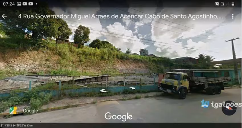 Terreno com 2.370 m² à 650 metros da rodovia br 101 no cabo de santo agostinho - pe