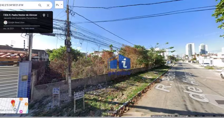 Terreno plano com 1.800 m² em candeias, jaboatão dos guararapes - pe