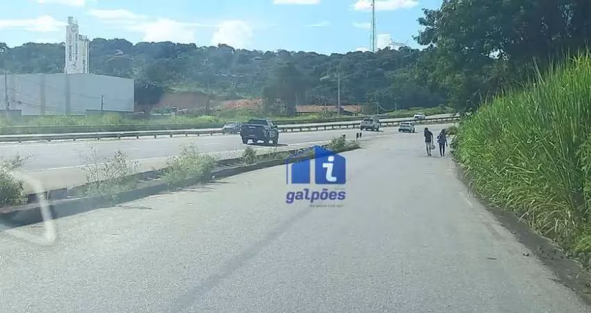 Galpão com 3.000 m² mais pátio às margens da rodovia mg 424 em vespasiano/mg