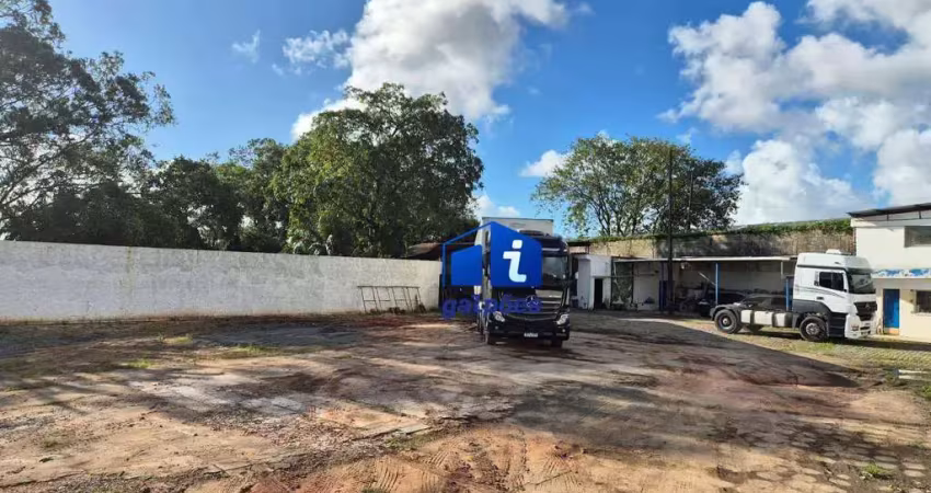 Pátio com 1.600 m² plano e murado às margens da pe-18 em abreu e lima - pe