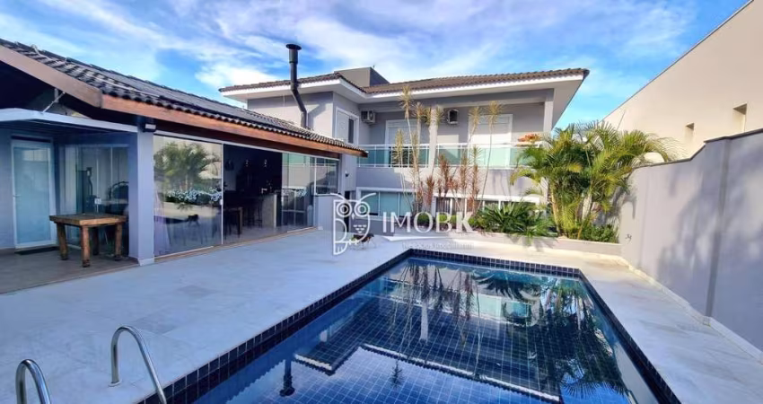 Lindíssima casa com 4 suítes à venda, 405 m² por R$ 3.200.000 - Loteamento Reserva da Serra - Jundiaí/SP