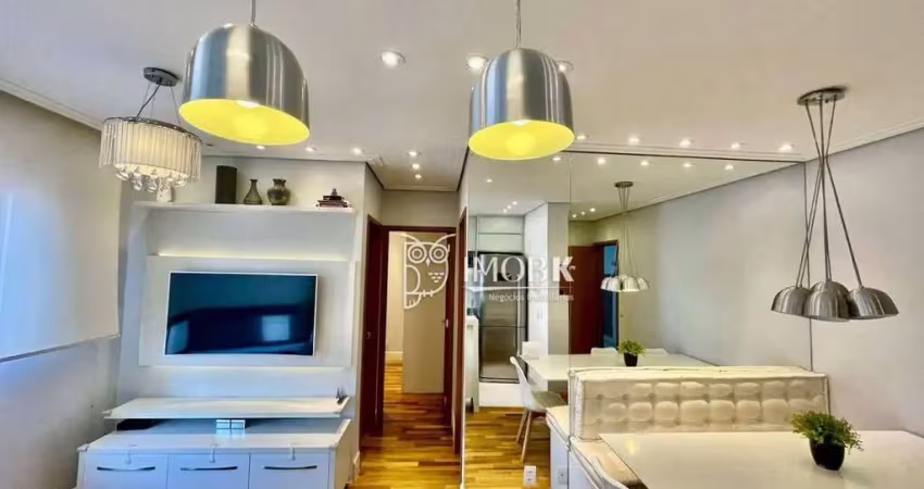 Apartamento com 2 dormitórios para alugar, 45 m² por r$ 3.204,00/mês - jardim colônia - jundiaí/sp