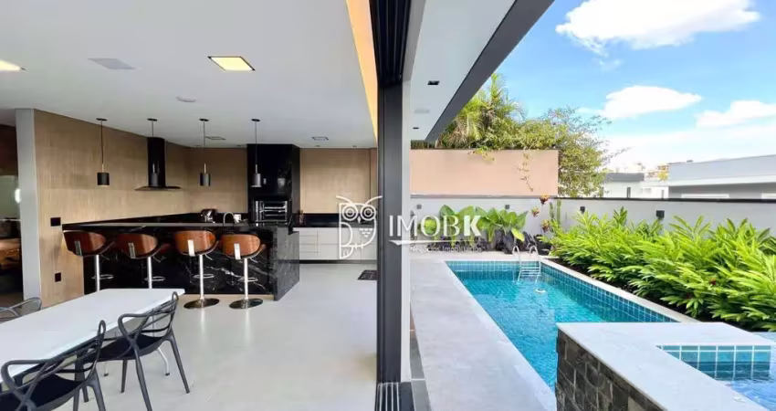 Casa com 4 dormitórios à venda, 400 m² por r$ 4.050.000,00 - condomínio bosque do horto - jundiaí/sp