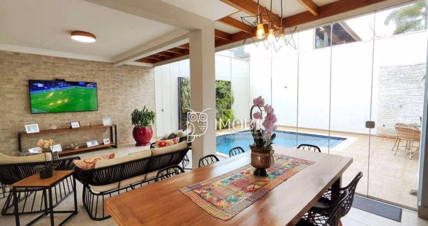 Linda casa no condominio Bosque dos Jatobas, 3 suites