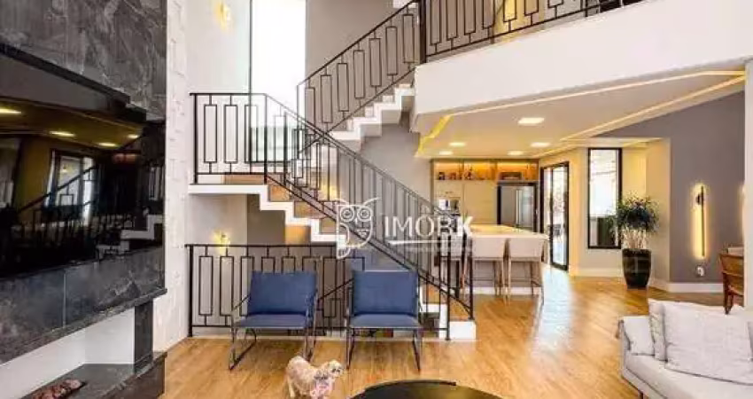Casa com 3 dormitórios à venda no condomínio brisas jundiaí, 280 m² por r$ 3.100.000 - jardim samambaia - jundiaí/sp