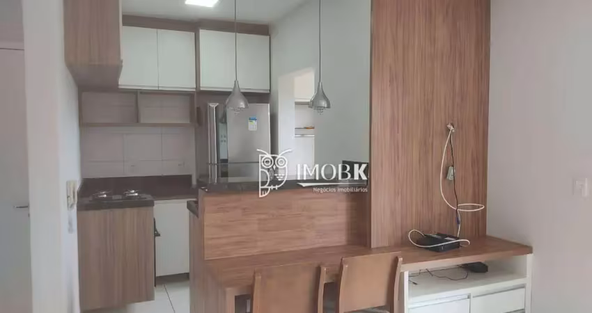 Apartamento semi mobiliado para locação no condomínio vivarte alamedas jundiaí/ sp