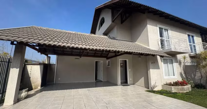 Sobrado para locação em curitiba, uberaba, 3 dormitórios, 1 suíte, 2 banheiros, 4 vagas
