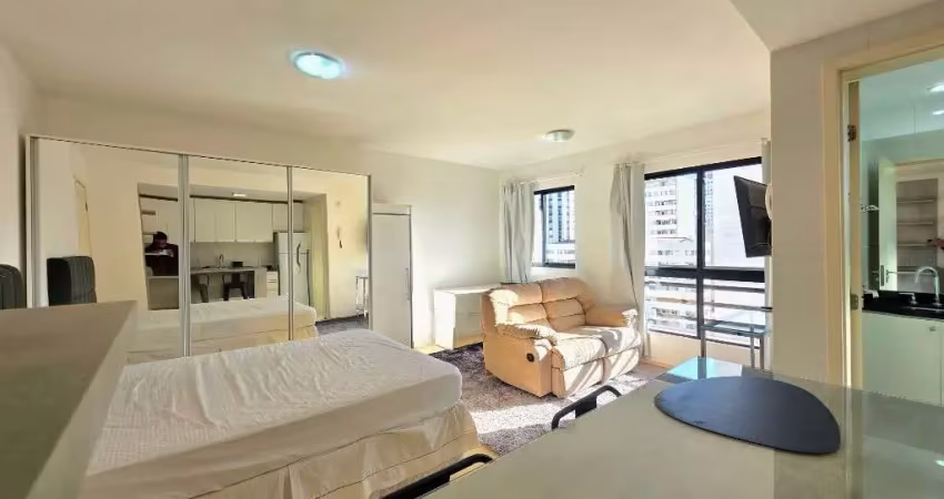 Apartamento studio mobiliado para locação no centro de curitiba