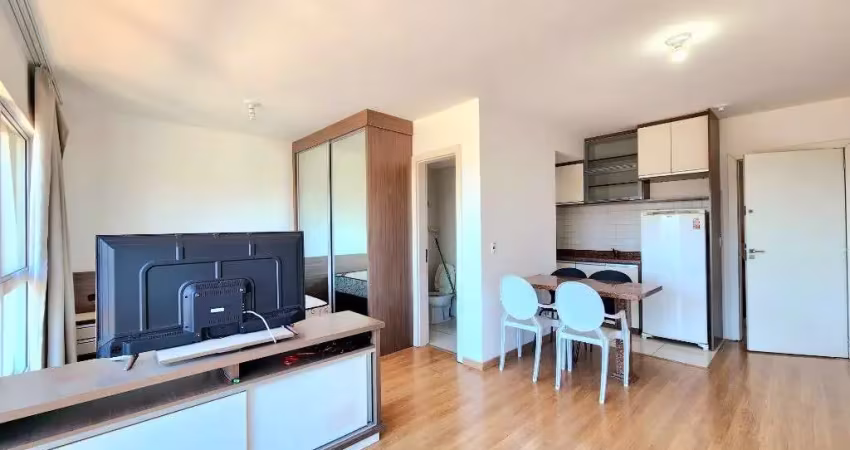 Apartamento studio mobiliado, edifício central station, centro
