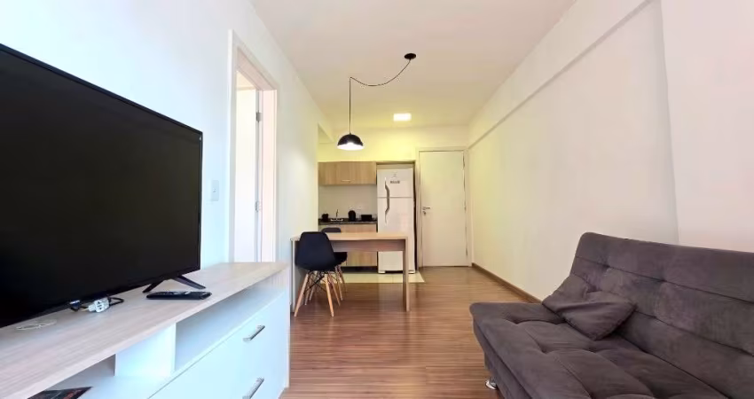 Apartamento C/ 1 dormitório, bem mobiliado, Edifício Central Station