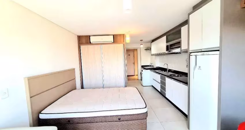 Apartamento mobiliado, com maquina de lavar e ar condicionado, 12º andar. ed. seventh