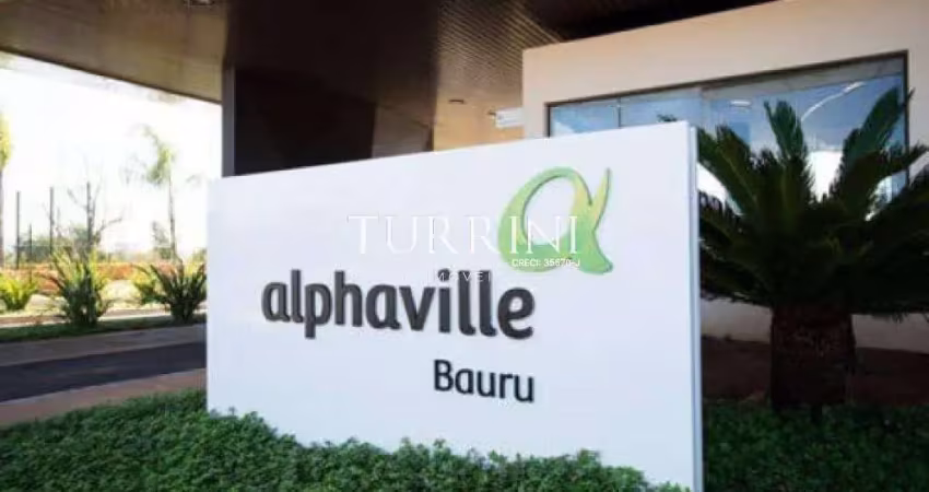 Terreno para venda no condomínio alphaville bauru - sp.