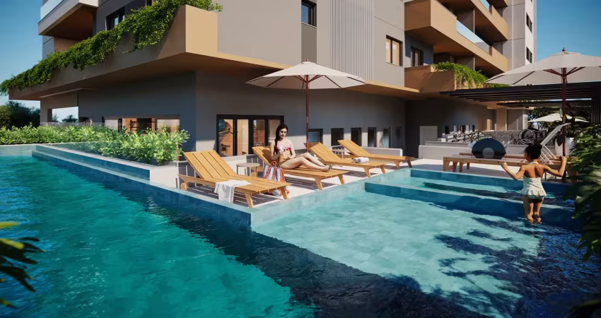 Na planta - apartamentos de 02 e 03 dormitórios c/ suíte - barreiros - são josé