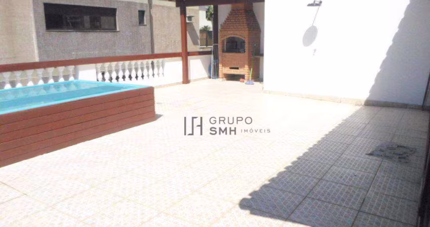 Cobertura com 3 dormitórios à venda, 175 m² por R$ 990.000,00 - Praia da Enseada – Brunella - Guarujá/SP