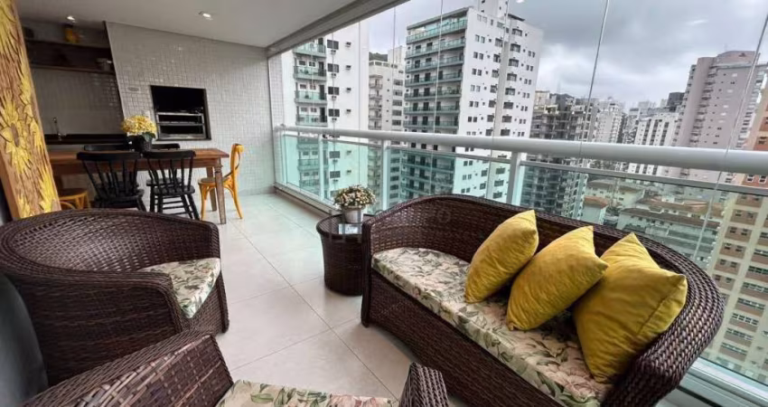 Apartamento com 3 dormitórios à venda, 106 m² por R$ 950.000,00 - Barra Funda - Guarujá/SP
