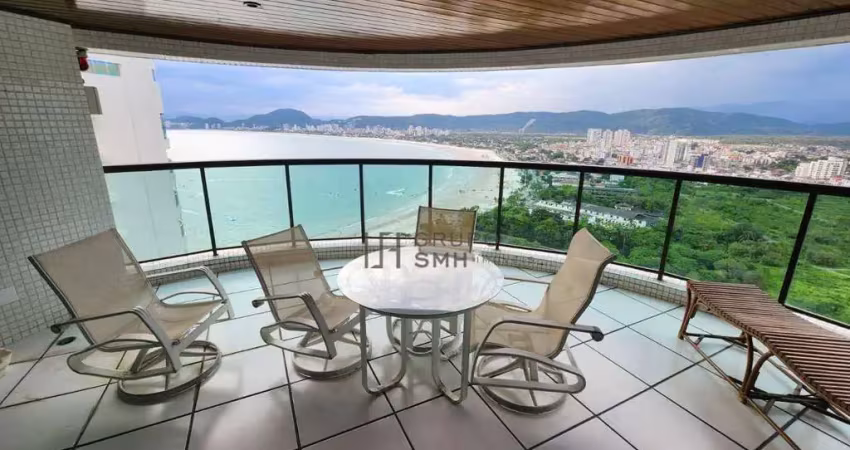 Cobertura com 5 dormitórios à venda, 420 m² por R$ 4.500.000 - Praia da Enseada - Tortugas - Guarujá/SP