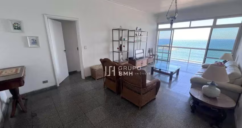 Apartamento com 4 dormitórios à venda, 203 m² por r$ 1.500.000 - pitangueiras frente mar - guarujá/sp