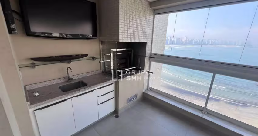 Apartamento com 3 dormitórios à venda, 120 m² por r$ 1.750.000,00 - astúrias frente mar - guarujá/sp