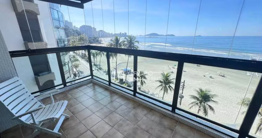 Apartamento com 3 dormitórios à venda, 180 m² por r$ 1.380.000,00 - astúrias - guarujá/sp