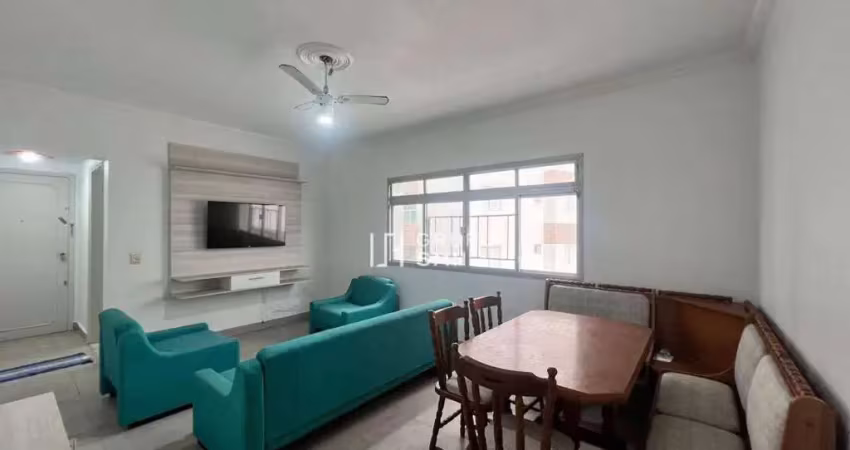 Apartamento com 2 dormitórios à venda, 90 m² por r$ 550.000 - vila alzira - guarujá/sp