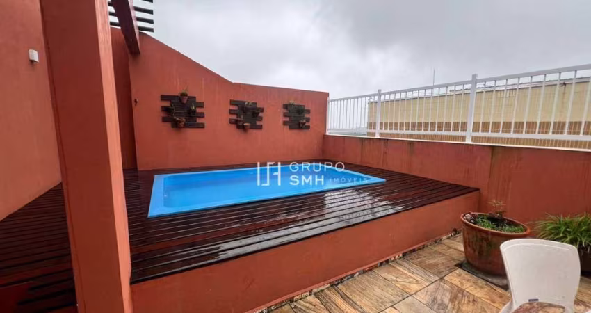 Cobertura com 3 dormitórios à venda, 190 m² por R$ 750.000,00 - Astúrias - Guarujá/SP