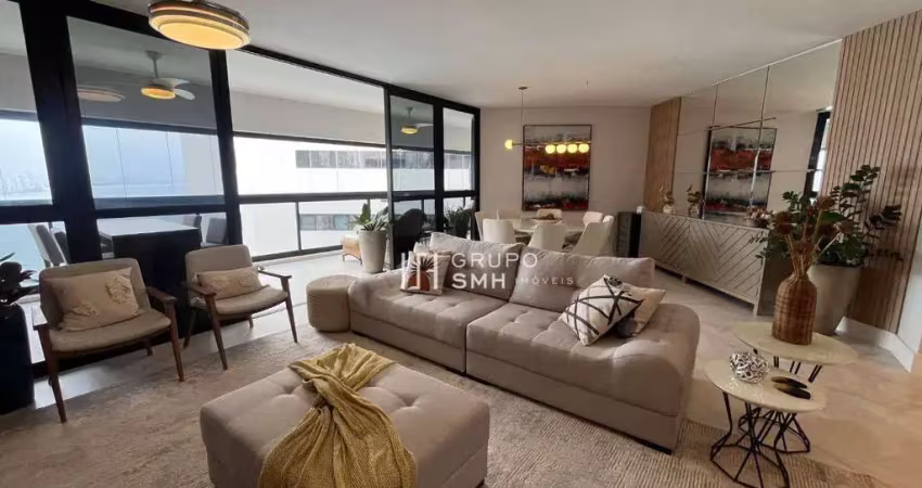 Apartamento com 3 dormitórios à venda, 220 m² por r$ 2.000.000,00 - astúrias - guarujá/sp