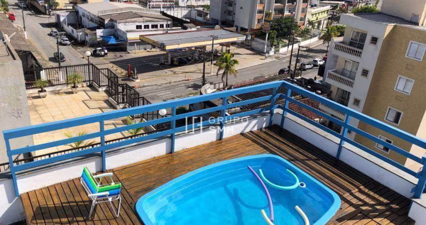 Cobertura com 3 dormitórios à venda, 163 m² por R$ 700.000,00 - Asturias - Guarujá/SP