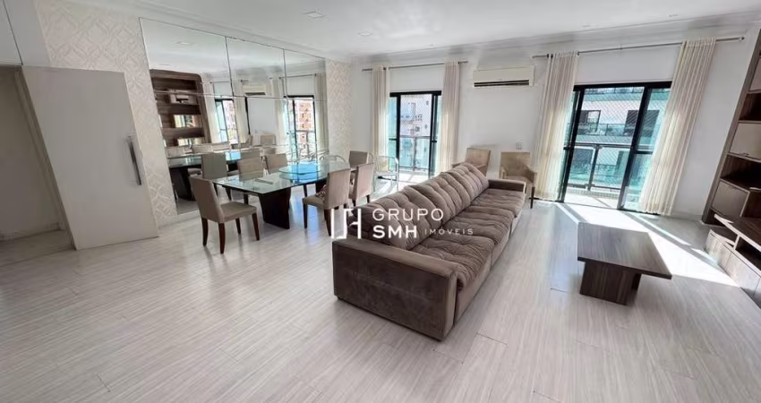 Apartamento com 3 dormitórios para alugar, 190 m² por R$ 8.500/mês - Pitangueiras - Guarujá/SP