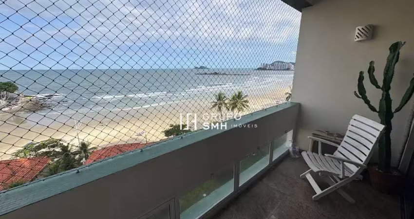 Apartamento com 4 dormitórios à venda, 190 m² por r$ 1.300.000 - pitangueiras frente mar - guarujá/sp