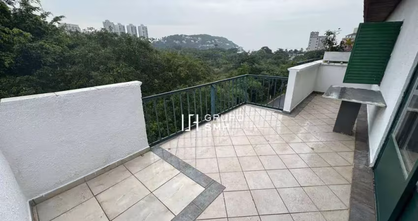 Cobertura com 3 dormitórios à venda, 120 m² por r$ 390.000 - enseada - guarujá/sp