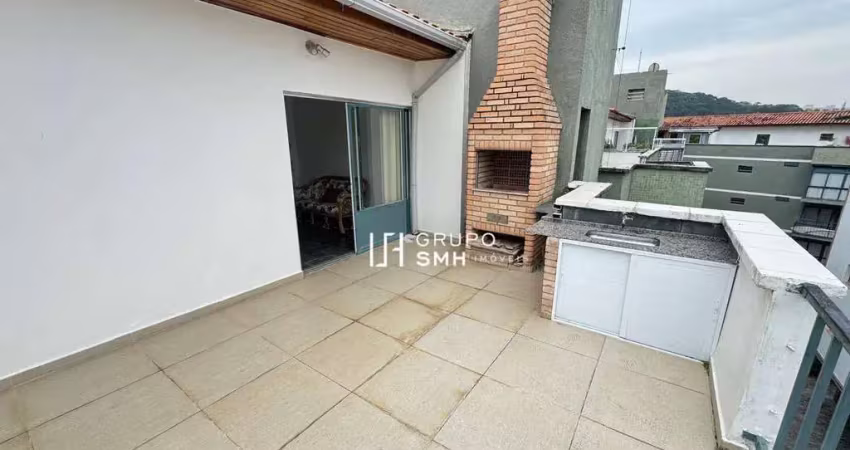 Cobertura com 3 dormitórios à venda, 120 m² por r$ 420.000 - enseada - guarujá/sp